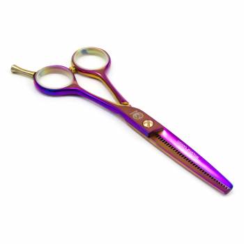 Mizuka PBS-SK36 (5.5") фиолетовые 32 зуба Профессиональные ножницы для филировки волос "Дебют"