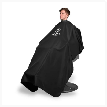 REBEL BARBER RB030 Noble Black Пеньюар с неопреновым воротником 200х135см 