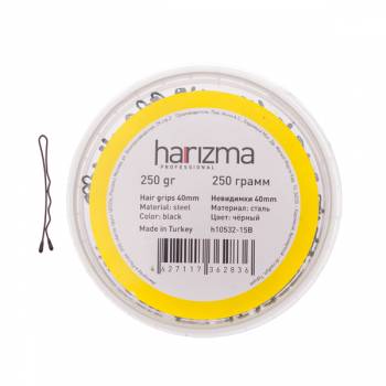 Harizma h10532-15B Невидимки 40 мм волна 250 гр. черные