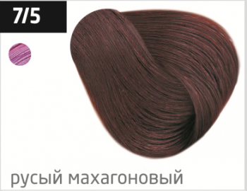 OLLIN PERFORMANCE  7/5 русый махагоновый 60мл Перманентная крем-краска для волос