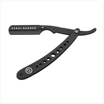 REBEL BARBER RB016 Predator Black Опасная бритва со сменным лезвием 