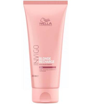 Wella Invigo Blonde Recharge Оттеночный бальзам-уход для тёплых светлых оттенков волос 200мл