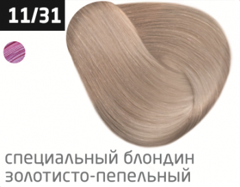 OLLIN PERFORMANCE 11/31 специальный блондин золотисто-пепельный 60мл Перманентная крем-краска для волос