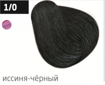 OLLIN PERFORMANCE  1/0 иссиня-черный 60мл Перманентная крем-краска для волос