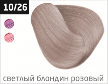 OLLIN PERFORMANCE 10/26 светлый блондин розовый 60мл Перманентная крем-краска для волос