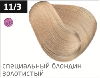 OLLIN PERFORMANCE 11/3 специальный блондин золотистый 60мл Перманентная крем-краска для волос