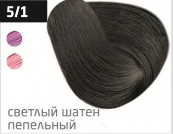 OLLIN PERFORMANCE  5/1 светлый шатен пепельный 60мл Перманентная крем-краска для волос