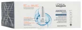 Loreal Professional Aminexil Advanced Ампулы против выпадения волос 42х6мл большая упаковка