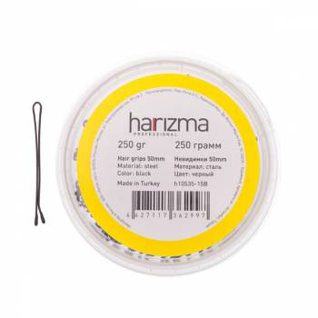Harizma h10535-15B Невидимки 50 мм прямые 250 гр черные
