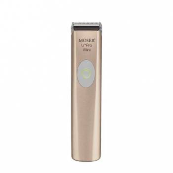 Moser 1584-0053 Li+Pro Mini Rose Gold Профессиональная аккумуляторно-сетевая машинка для окантовки волос
