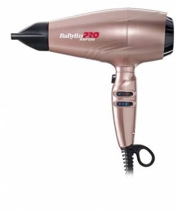 Babyliss Pro ULTRALIGHT RAPIDO BAB7000IRGE 2200W розовое золото Профессиональный парикмахерский легкий мощный фен для сушки волос