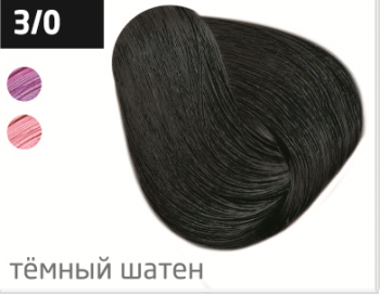 OLLIN PERFORMANCE  3/0 темный шатен 60мл Перманентная крем-краска для волос