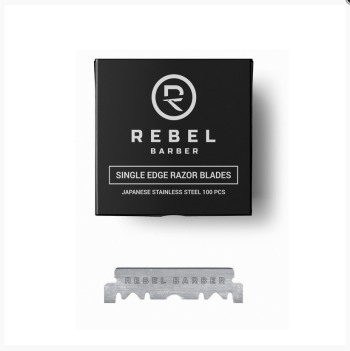 REBEL BARBER RB003 Single Blade Сменные лезвия для опасных бритв 100шт
