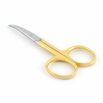 Metzger NS-1/3-HG(CVD) Позолоченные изогнутые ножницы для ногтей