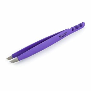 Metzger PT-862(3)-FL Пинцет скошенный фиолетовый