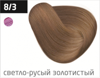 OLLIN PERFORMANCE  8/3 светло-русый золотистый 60мл Перманентная крем-краска для волос
