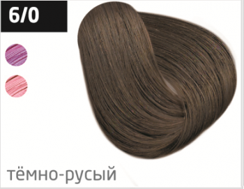 OLLIN PERFORMANCE  6/0 темно-русый 60мл Перманентная крем-краска для волос