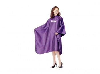 WAHL 4505-7020 Hair dressing cape with logo Фиолетовый пеньюар-накидка для парикмахера с фирменным логотипом