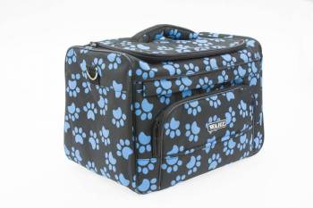 Wahl 0093-6300 Animal Paw print bag Чёрно-бирюзовая грумерская сумка с лапами