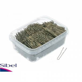 Sibel 944550015 Коричневые волнистые шпильки для волос 45мм 500гр.