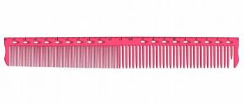 Y.S.PARK YS-G45 pink Розовая расческа для стрижки с линейкой