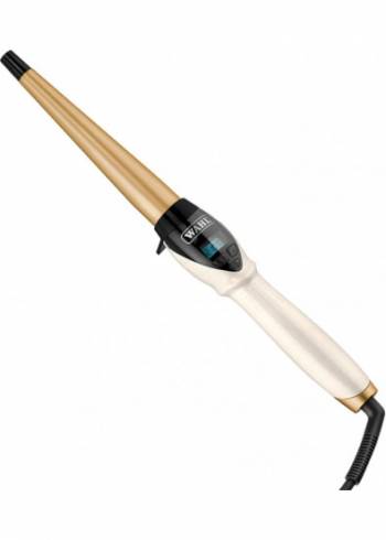 Wahl 4437-0470 Curling Tong SuperCurl conical white/gold Конические щипцы для завивки волос