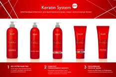 OLLIN PROFESSIONAL KERATINE SYSTEM Кератиновое выпрямление волос