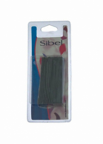 Sibel 937005002 Черные гладкие шпильки для волос 70мм в упаковке 50шт