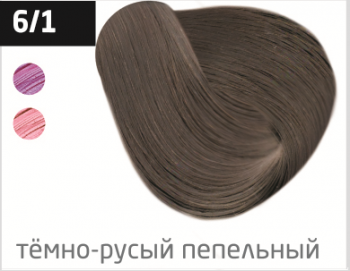 OLLIN PERFORMANCE  6/1 темно-русый пепельный 60мл Перманентная крем-краска для волос