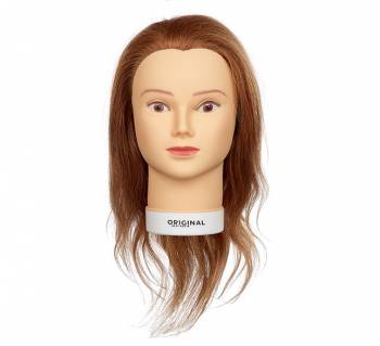 Sibel 0030211 ISALINE Учебная голова с натуральными волосами 40 см