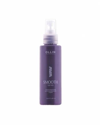 OLLIN SMOOTH HAIR Термозащитный разглаживающий спрей для волос 100мл