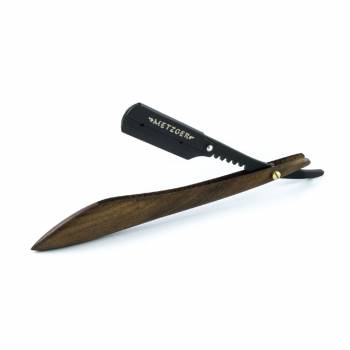 Metzger ST-14564 (Rosewood) black Опасная бритва с деревянной ручкой