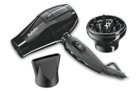 Babyliss Pro BAB5510E BamBino 1200W Дорожный фен для сушки волос с диффузором