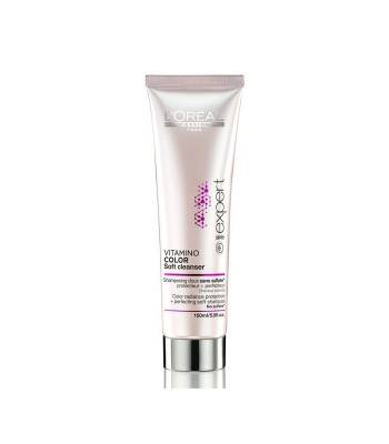 Loreal Professional Expert Vitamino Color Soft Cleanser Безсульфатный шампунь для сохранения цвета волос окрашенных краской INOA 150мл