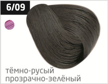 OLLIN PERFORMANCE  6/09 темно-русый прозрачно-зеленый 60мл Перманентная крем-краска для волос