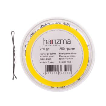 Harizma h10536-15B Невидимки 60 мм волна 250 гр. черные
