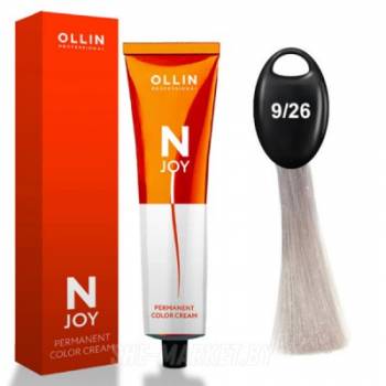 OLLIN "N-JOY"  9/26 – блондин фиолетово-красный, перманентная крем-краска для волос 100мл